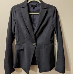 Ann Taylor Grey Blazer and Skirt set